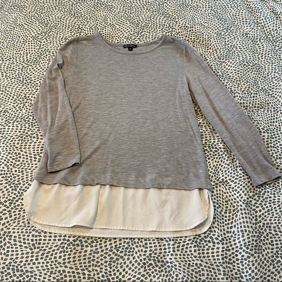 J. Crew Mercantile Long Sleeve Layered Top - Picture 3 of 7
